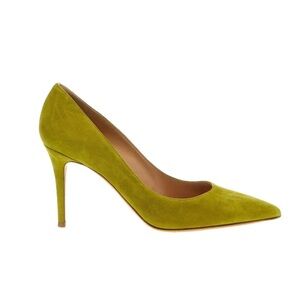 Gianvito Rossi Green Suede Pumps